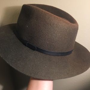 Army Green fedora hat